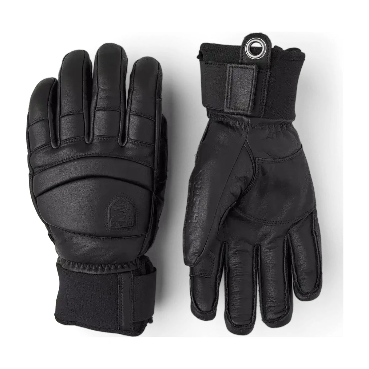 Hestra Fall Line - 5 finger Black/Black