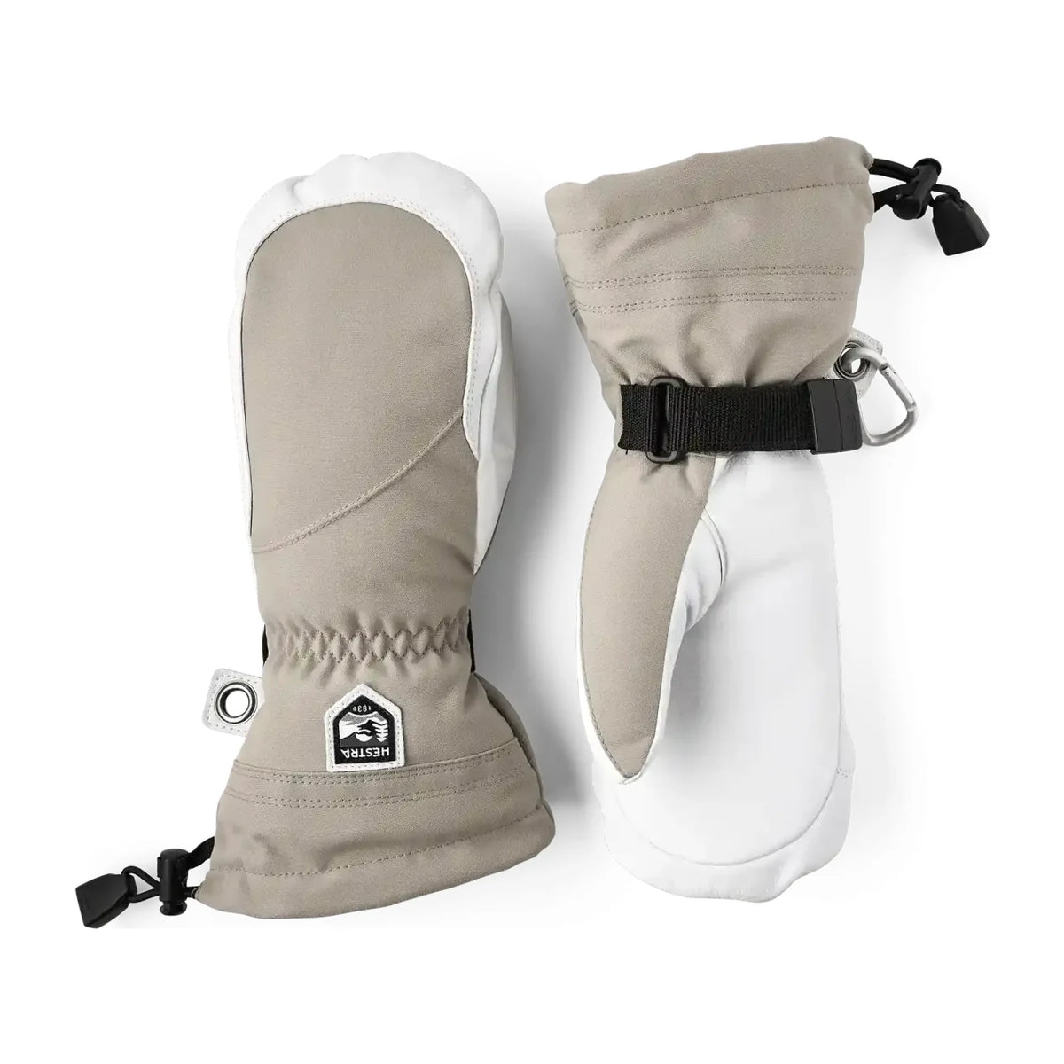 Hestra Heli Ski Female - mitt Khaki/Offwhite